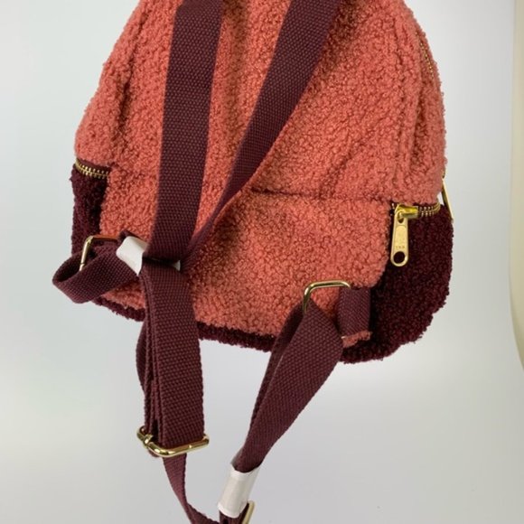 Gymboree Colourblock Sherpa Mini Backpack - Picture 5 of 5